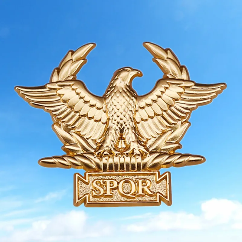 Rímska légia Golden Imperial Eagle Aquila SPQR Gladiátor Broš