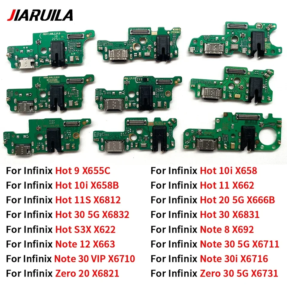 Rýchla nabíjačka USB Dock nabíjanie Dock Port Board s mikrofónovým ohybom pre Infinix Hot 6x 7 Pro 11 12 20S Poznámka 10 11 12 30 SMART 6