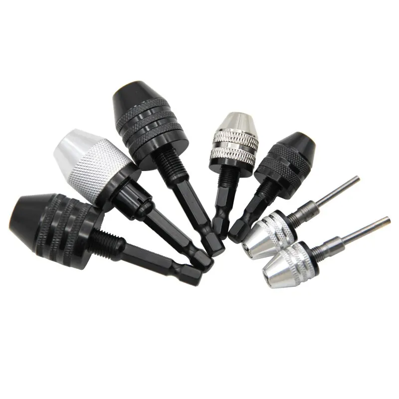 Rýchla zmena šesťuholníkovú stopku vŕtačku Chuck Tri čeľusť Self Centring Chuck Drill Electric Mlyn Clamping Tool