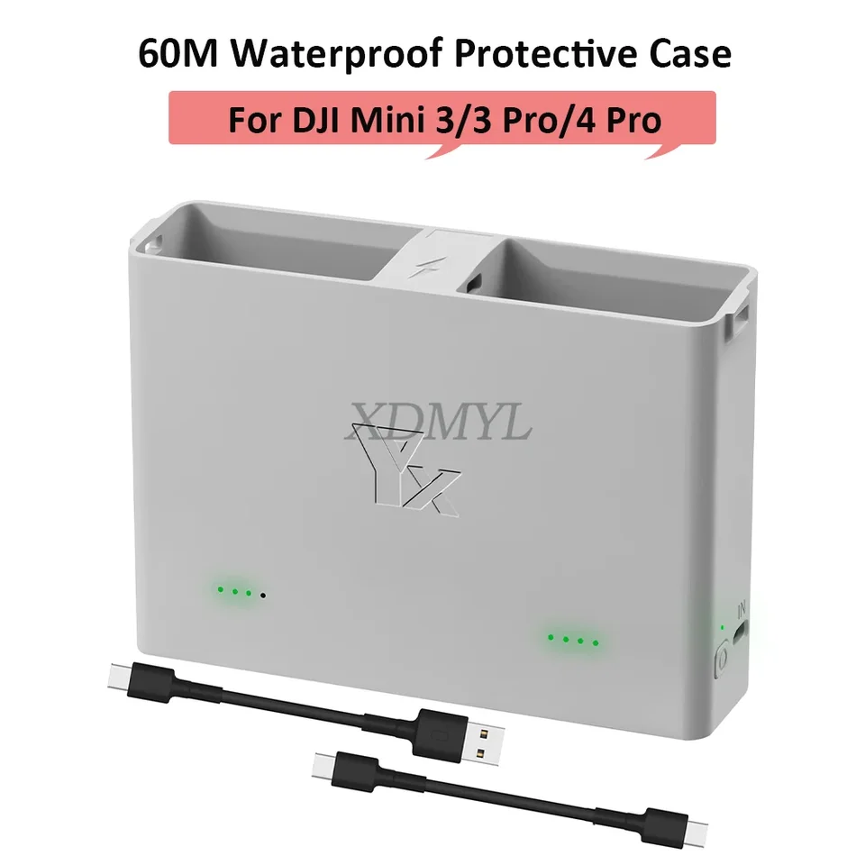 Rýchle nabíjanie batérie Hub Hub Hubareeper Charger Butler Power Bank Manager pre DJI Mini 4 Pro/Mini 3 Pro/Mini 3 Drone Accessories