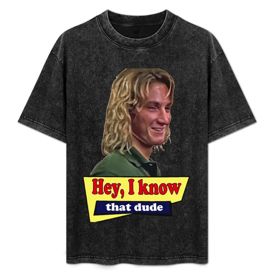Rýchle časy v Ridgemont High - Hej, viem, že vole Tričko na ulici nosí chlapci biele anime veci anime tričko pre mužov