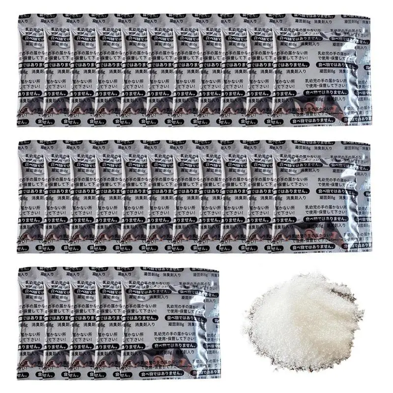 Rýchlo absorbujúci kempingový toaletný toaletný gél Rýchle koagulačné kempovanie Hygiena a hygiena prenosný toaletný gél pre moč pre dospelých