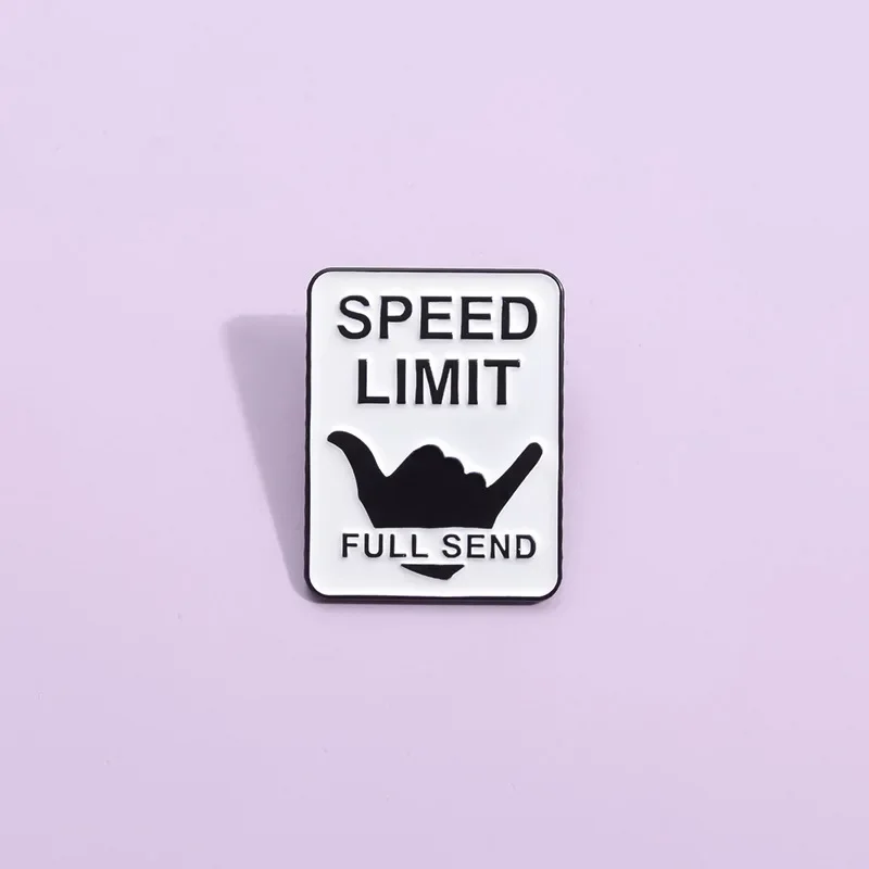 Rýchlostný limit Sign Sign Pins Rýchlostný limit