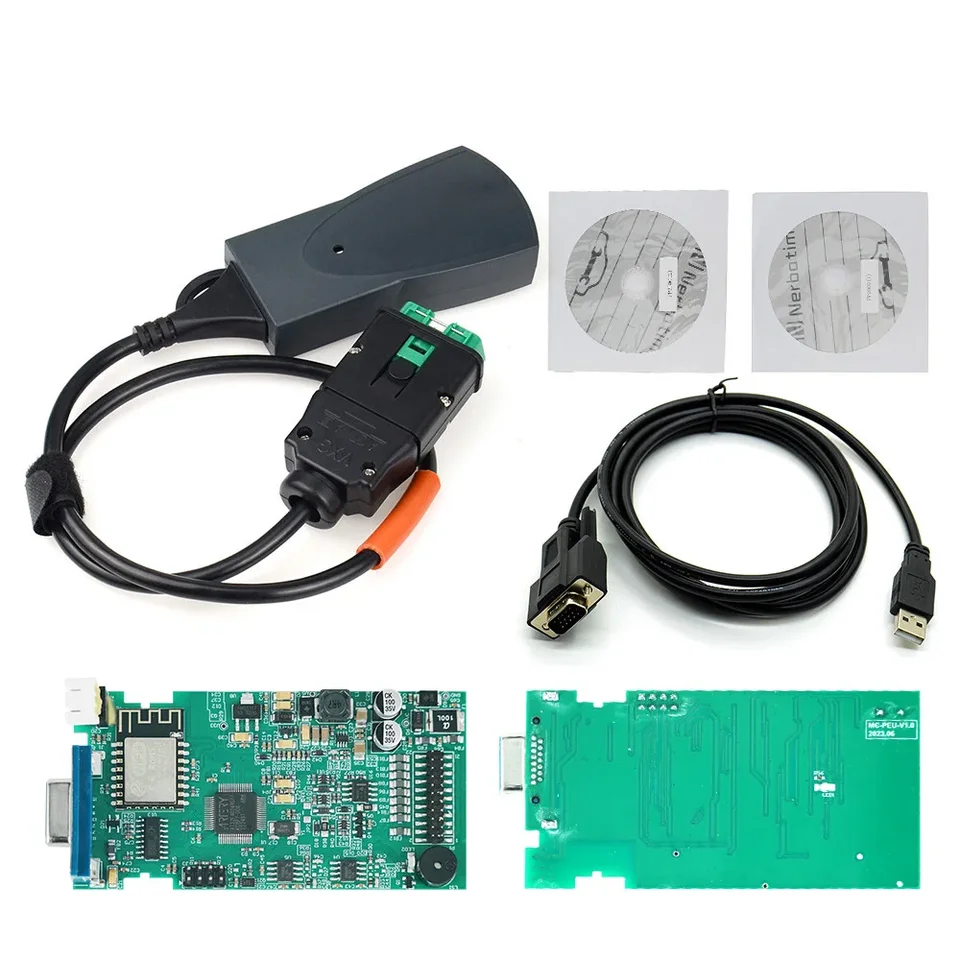 S diagnostickým nástrojom WiFi v9.85 Plné čipy Lexia3 PP2000 OBD2 Diagbox pre Citroen & Peugeot Lexia 3 V48/V25