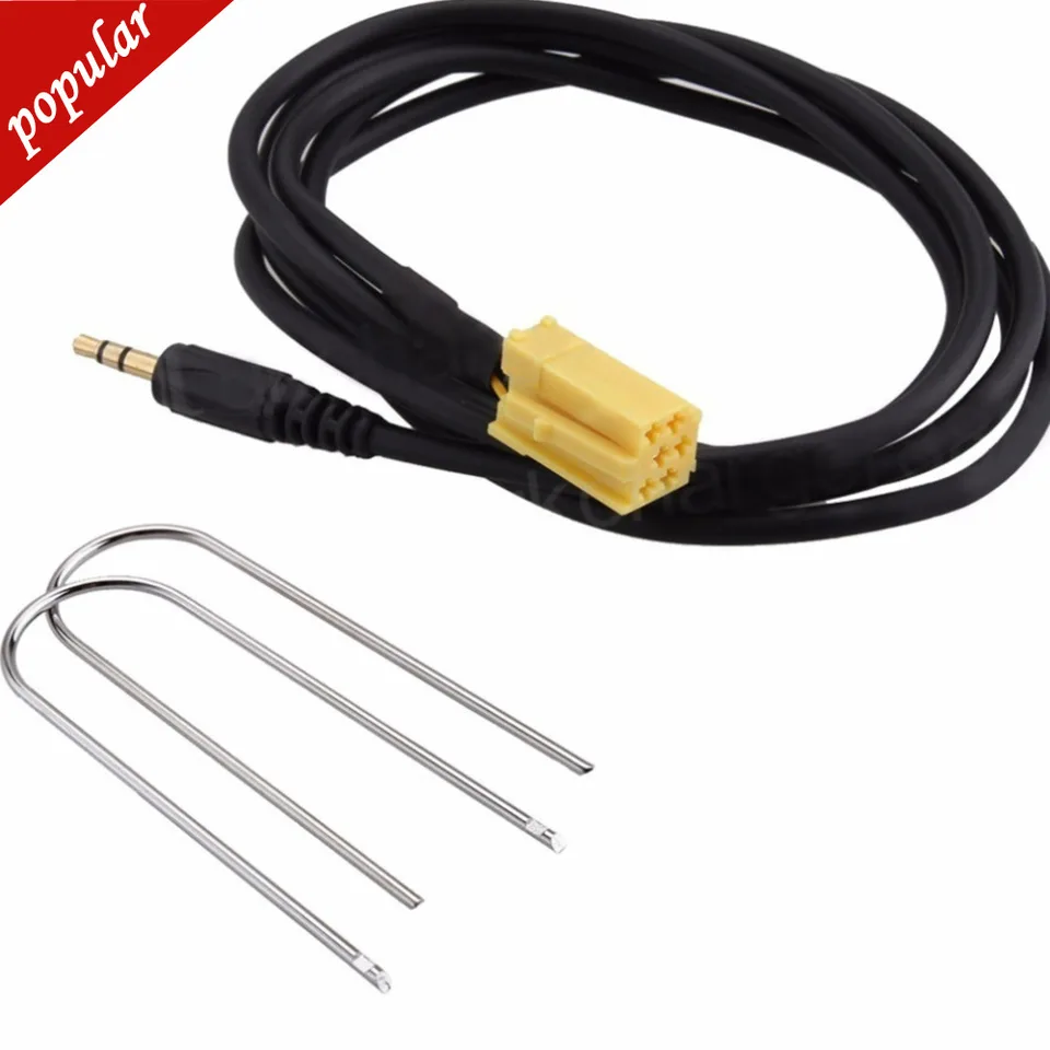 S dvoma rozhlasovými kľúcmi kľúče pre Fiat Grande Punto al-Fa 159 auto Stereo Aux Vstupné vozidlo Olovené káblové adaptér 3,5 mm zvukový prehrávač