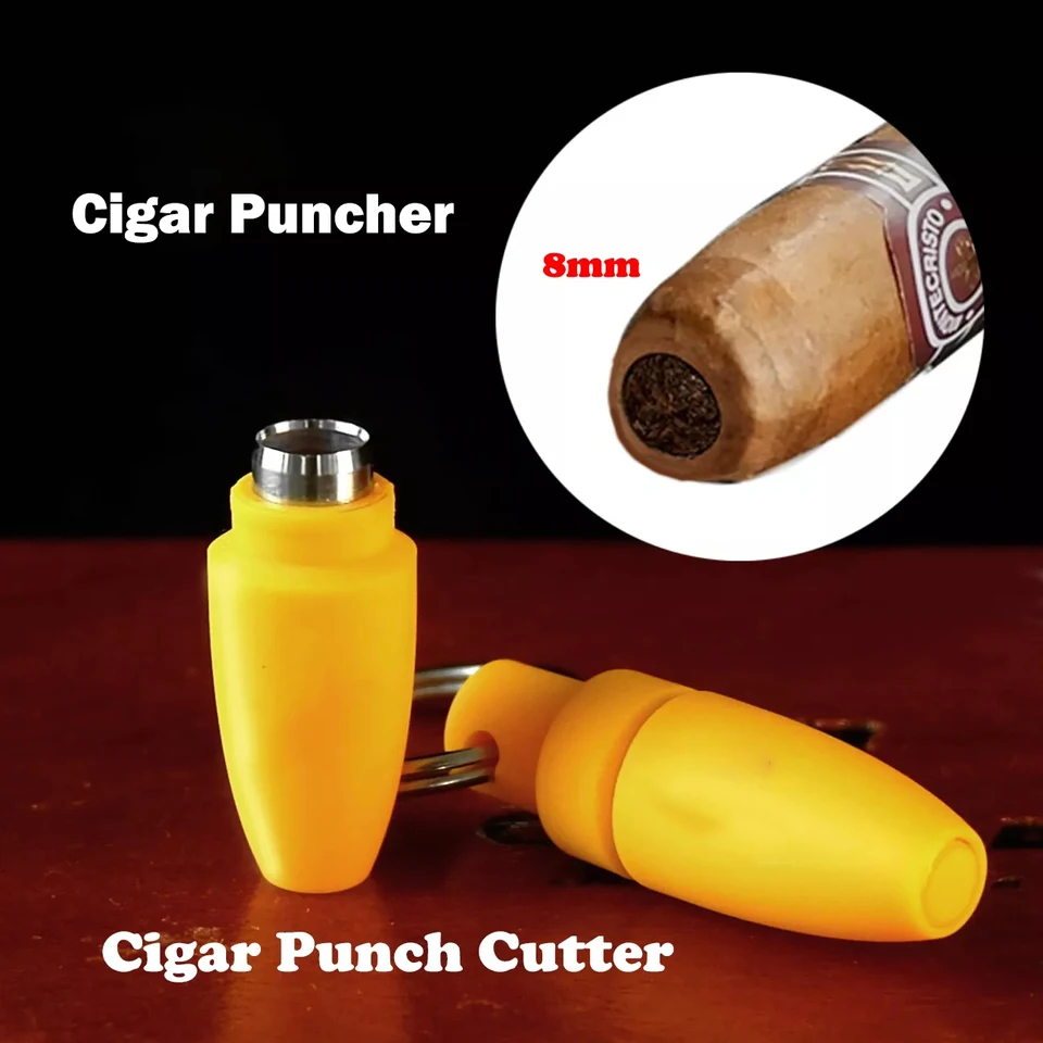 S kľúcou klipou prenosné prenosné cigarové príslušenstvo Čepeľ Cigar Cigar Dril Cigar Curster Cutter