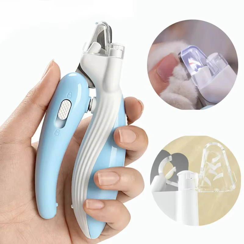 S LED svetlom profesionálne pre domáce zvieratá Clippers Clippers Pet Claw Scissors Scissors pre psov mačky malé zvieratá Malé zviera