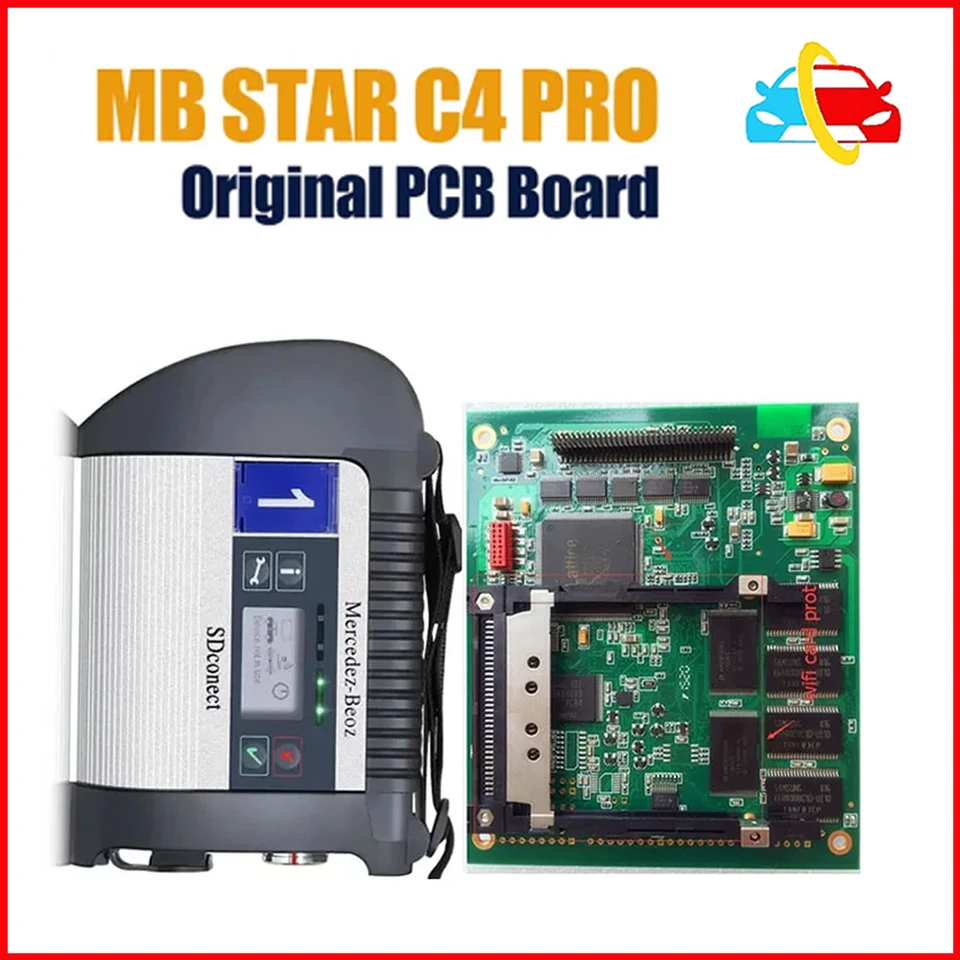 S +++ MB Star C4 Pro Main Unit PCB doska MB C4 Star Full Chip SD Connect pre nákladné auto B-Enz Diagnostické nástroje s WiFi 12V až 24 V
