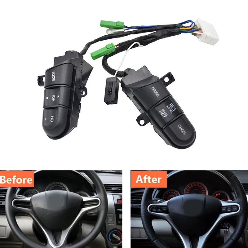 S prepínačmi na volante Shift Paddle pre spínače volantu pre Honda 2008-2013 Fit 2009-2014 City 2006-2011 Civic