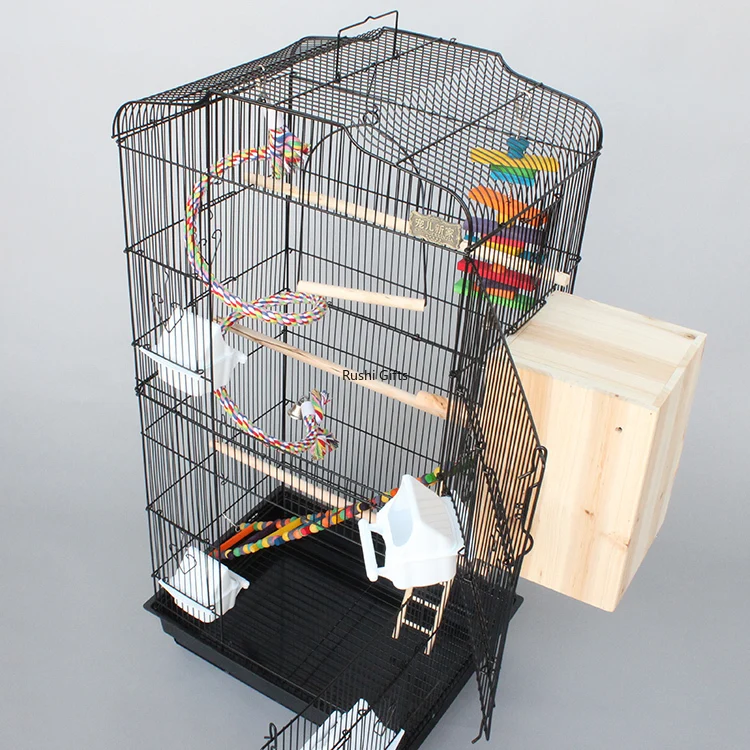 S príslušenstvom veľké vtáčie klietky kov kov Bird House Iron Parrot klietka kov pivon
