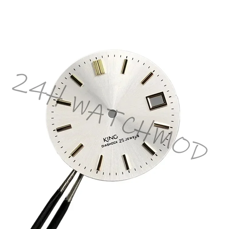 S-Watch 2024 Nový štýl KS Dial 31mm Veľkosť Fit NH35 NH36 MOUNTURE 3.0 a 3.8 hod. Striebro a zlatá farba pokročilej kvality