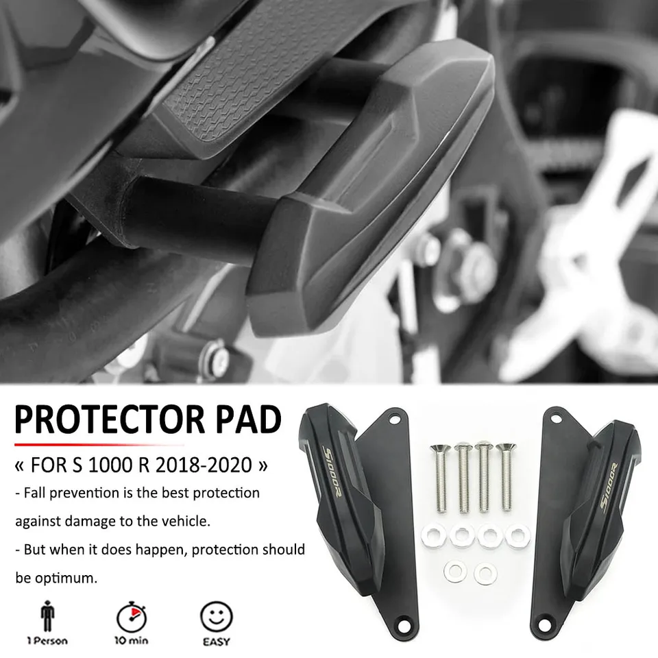 S1000R 2018 2019 2020 Motocykel proti pádu Glue Fliders Falling Ochrana Ochranné podložky súprava pre BMW S 1000 R 1000R 2021 2022