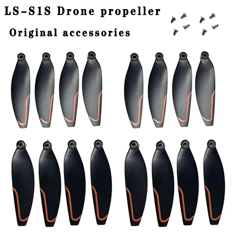 S1S predné zadné rameno S1S vrtuľová čepeľ S1S náhradné diely RC Dron Accessories Drone náhradné príslušenstvo čierna