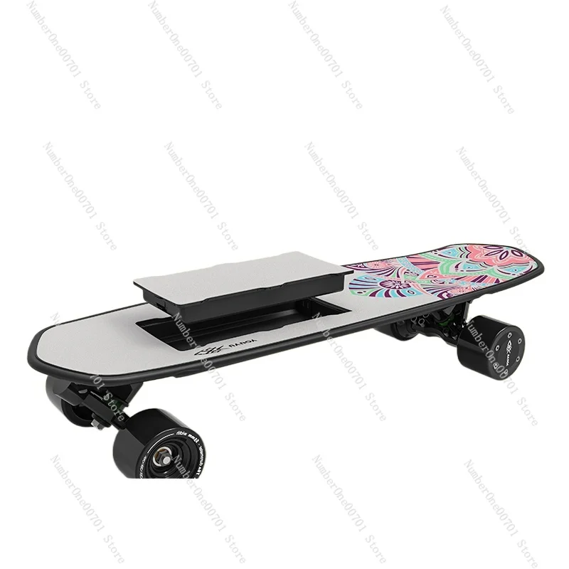 S2 Electric Skateboard Four-Choleler Dvojitá jazda Dvojitá rybia doska Odnímateľná prenosná prenosná inteligentná diaľkové ovládanie