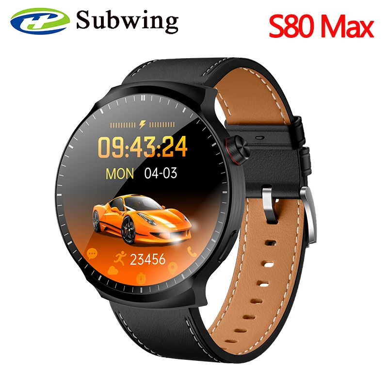 S80 Max Smart Watch Wireless nabíjačka 1,9 palca 8763-VP 480*480 Bezdrôtové nabíjanie Muži Smartwatch Bluetooth Call