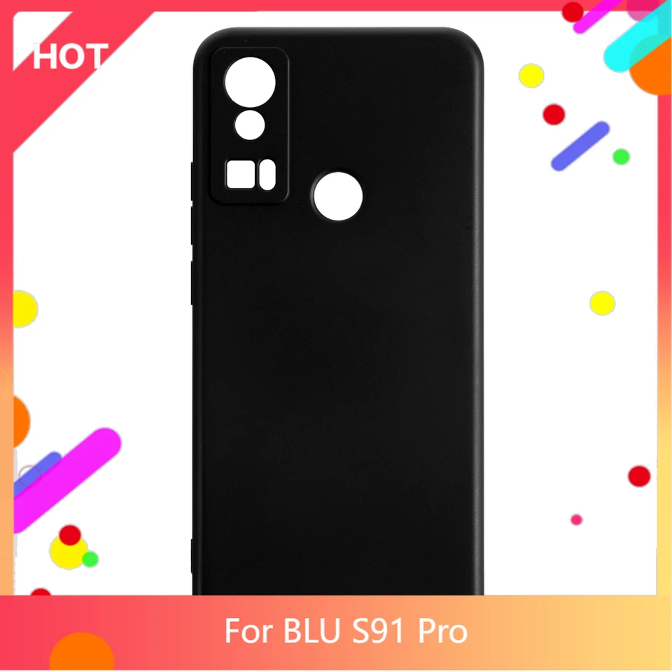 S91 Pro Case Matte Soft Silikone TPU Zadný kryt pre Blu S91 Pro Phone Case Slim ShockProo