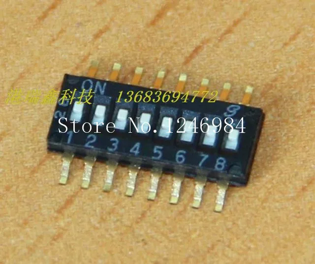 [SA] 1,27 Pitch 16-PIN DIP prepínač 8 SMD DIP prepínač DIP-50ks/veľa