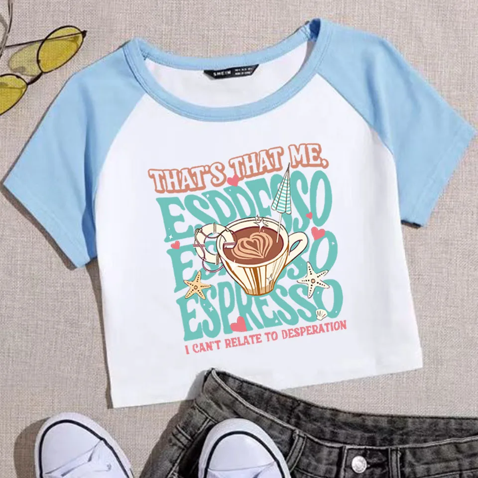 Sabrina Carpenter Espresso Hudobná plodina Tops Tričko Sabrina Carpenter Fan Gift