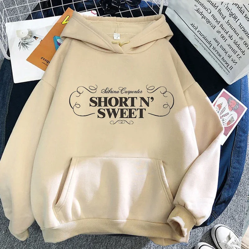 Sabrina Carpenter Pánska mikina krátka n 'sladká tourka mikiny Ženy s dlhým rukávom Streetwear Y2K oblečenie Men Dámske mikiny s kapucňou