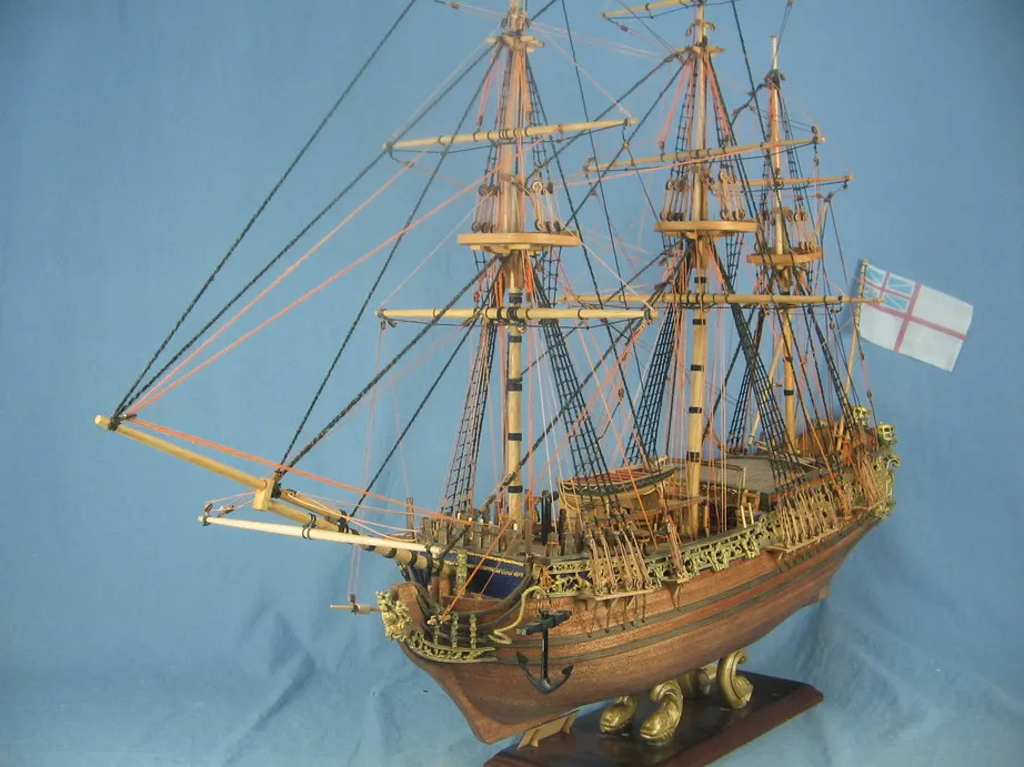 Sacle1/50 British Silk-Stocking Royal Yacht Model Model Kit HMS Royal Caroline 1749 Modelová súprava lodí