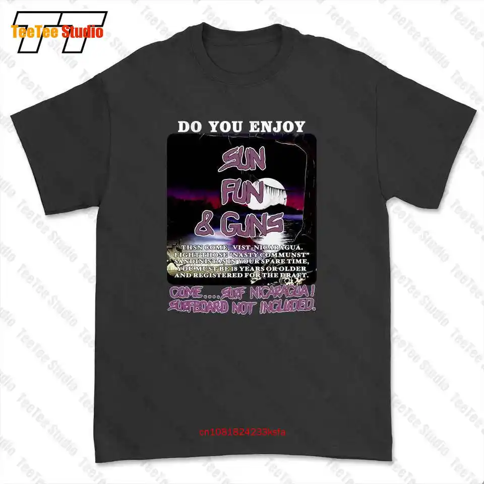Sacred Reich surfovanie Nikaragua tričko Tee cuiz