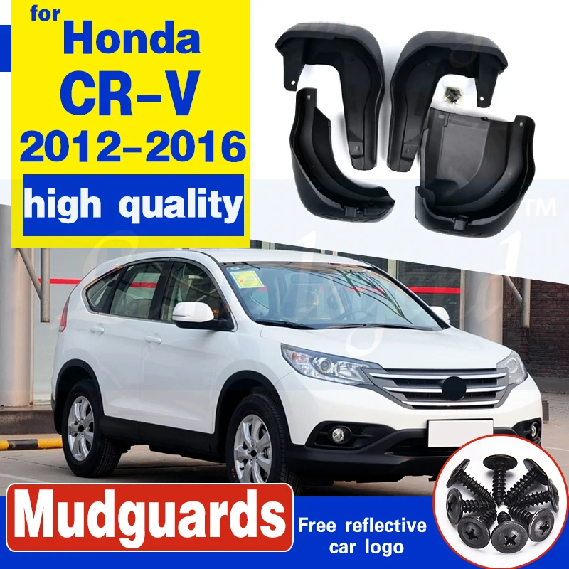 Sada formovaných bahenných klapiek pre Honda CR -V CRV 2012 - 2016 Mudflaps Splash Guards Front zadná bahenná klapka Mudguards Fender 2013 2014 2014