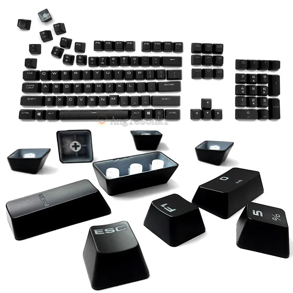 Sada pre Corsair K70 KeyCap RGB Mechanical Gaming Keyboard Nahradenie čiapky