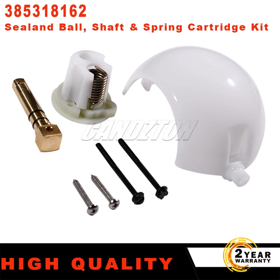 Sada SEALAND GOLL, SPOLOČNOSŤ A SPRING CARTRIDGE NÁKLADU NÁKLADU 385318162 FIT FOR PRE RV TOLIET VACUFLUSH A Cestovateľ