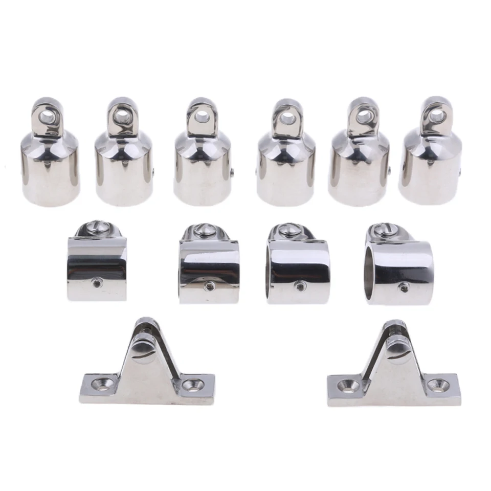 Sada z nehrdzavejúcej ocele 12 3 3 Bow 7/8 palca Bimini Top Boat Fitting Marine Hardware