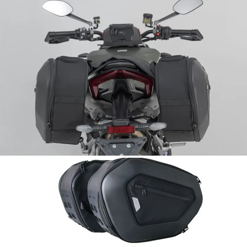 Saddlebag Set Bag 15-20L Prispôsobenie bočného batožinového vrecka pre Ducati Streetfighter V2 2021 2022 2023 2024