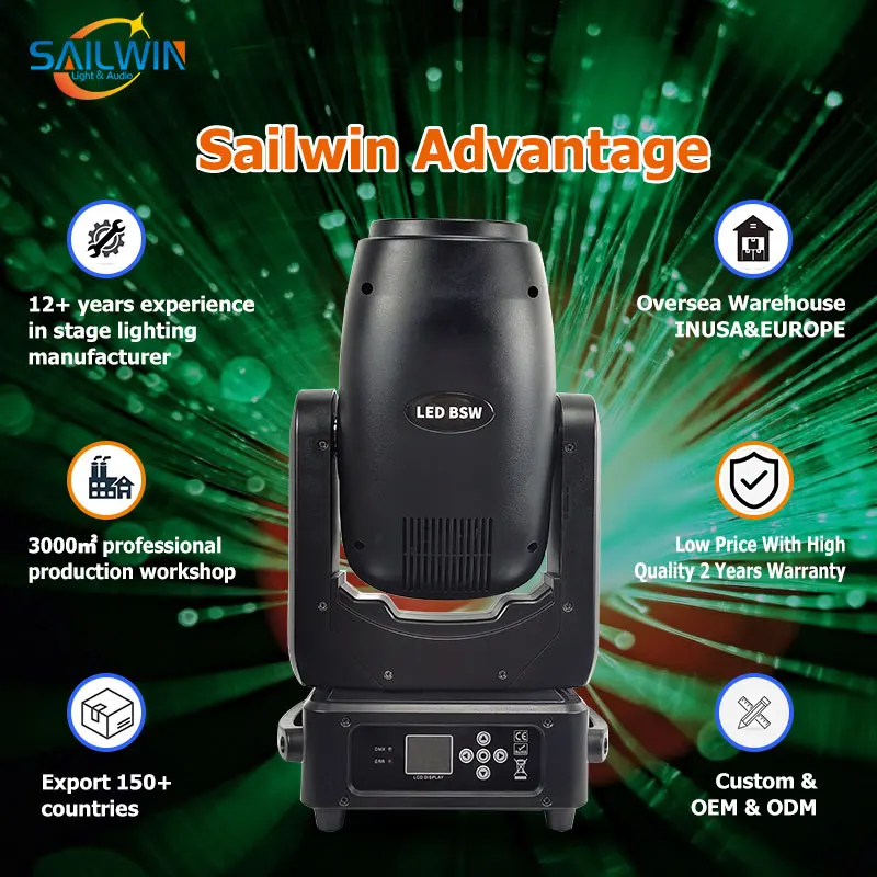 Sailwin Professional DJ Moving Head Svetlo