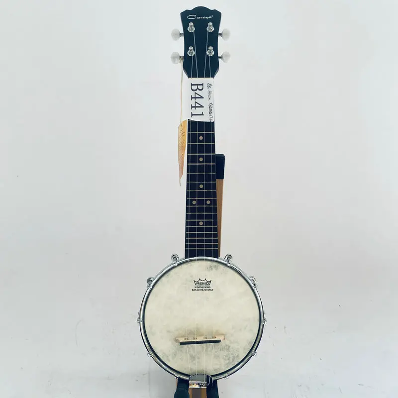 Sakura originálne a originálne 4 strunové banjo mini a cestovné veľkosti s remo Weatherking hlava zásobami