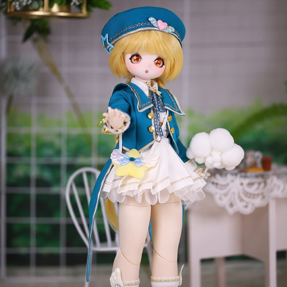 Sakuragi DBS Doll 1/4 Bjd White Skin Dream Fairy Girl Girl Resin Anime figure figure cart cart carton lala ruru vajíčko Acgn SD Collection Collection Toy