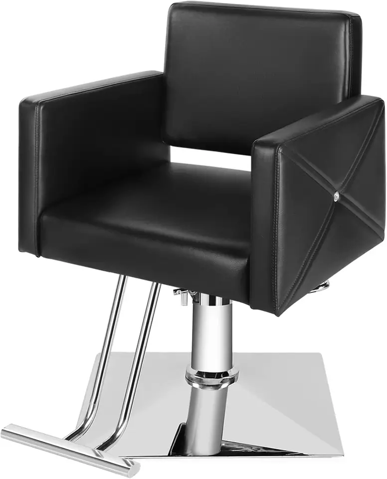 Salonova stolička pre kaderník, stylista stolička s ťažkým hydraulickým čerpadlom, 360 stupňov Rolling Swivel Spa Beauty Equipment