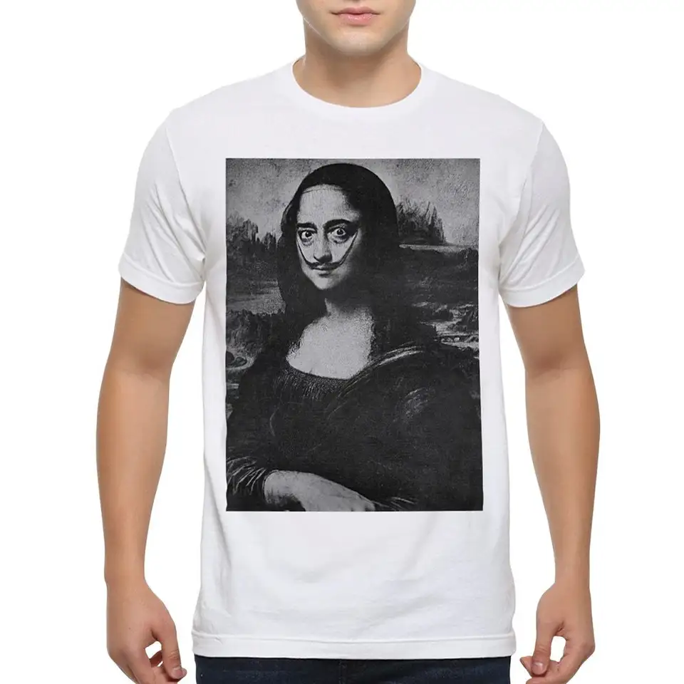 Salvador Dali Mona Lisa T košeľa Všetky veľkosti Dal 29872