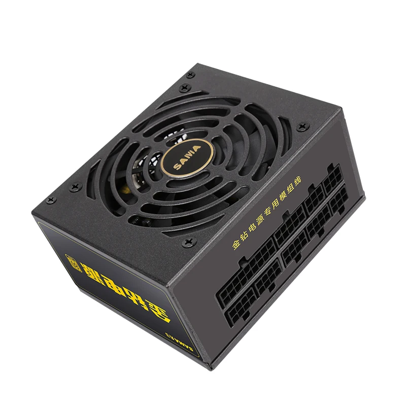 SAMA 550W 650W SFX PSU Počítač Plné modulárne napájacie napájanie 80PLUS Zlatá medaila/ Active PFC/ chladiaci ventilátor/ pre zdroj napájania ITX M-ATX