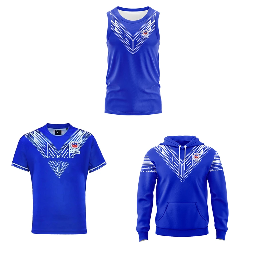 Samoa Rugby Jersey Hoodie bunda