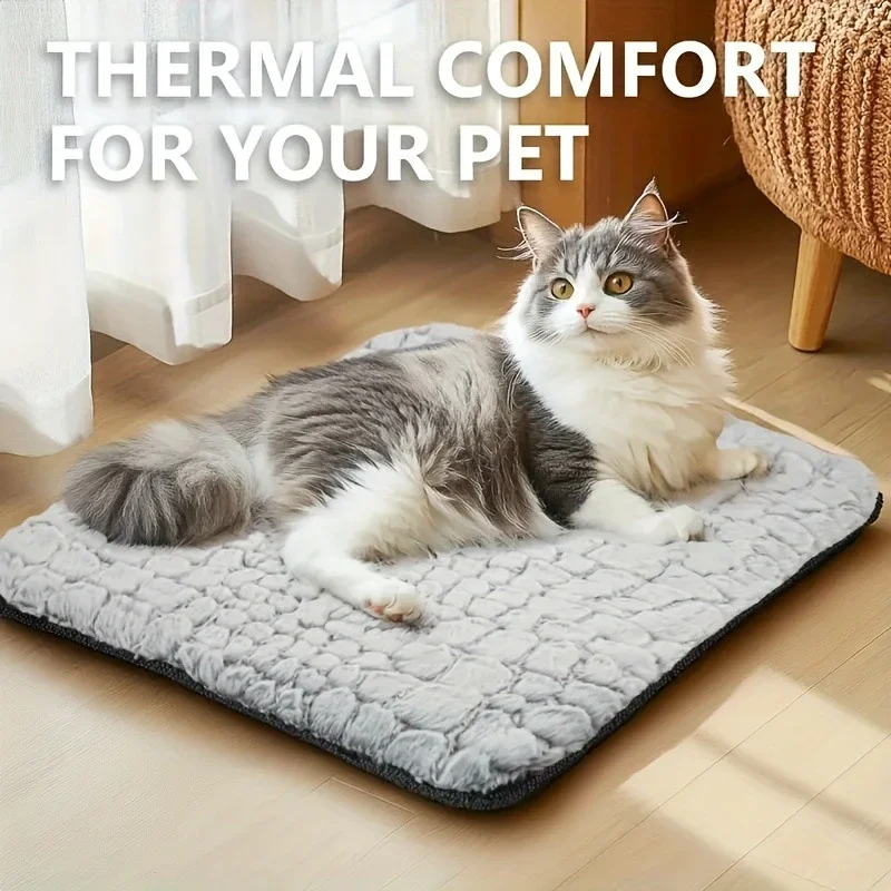 Samoliečovacie domáce zvieratá Pet Pet Delate Puppy Pad Cushion Teplá rohož pre mačky Psy Pesty domácich miláčikov s tepelným telom odrážajúcou jadrovú podložku