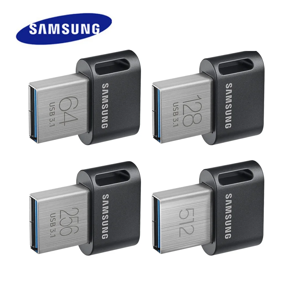 Samsung Fitplus USB 3.1 USB Flash Drive 64 GB 300 MB/S Pendrive Mini USB Memory Stick 128 GB 256GB 512 GB 400 MB/S Drive Pen Drive Type-C Type-C Type-C