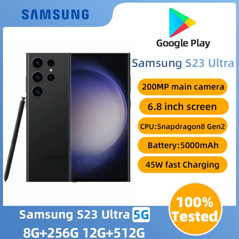 Samsung Galaxy S23 Ultra 5G S918U S918U1 6,8 