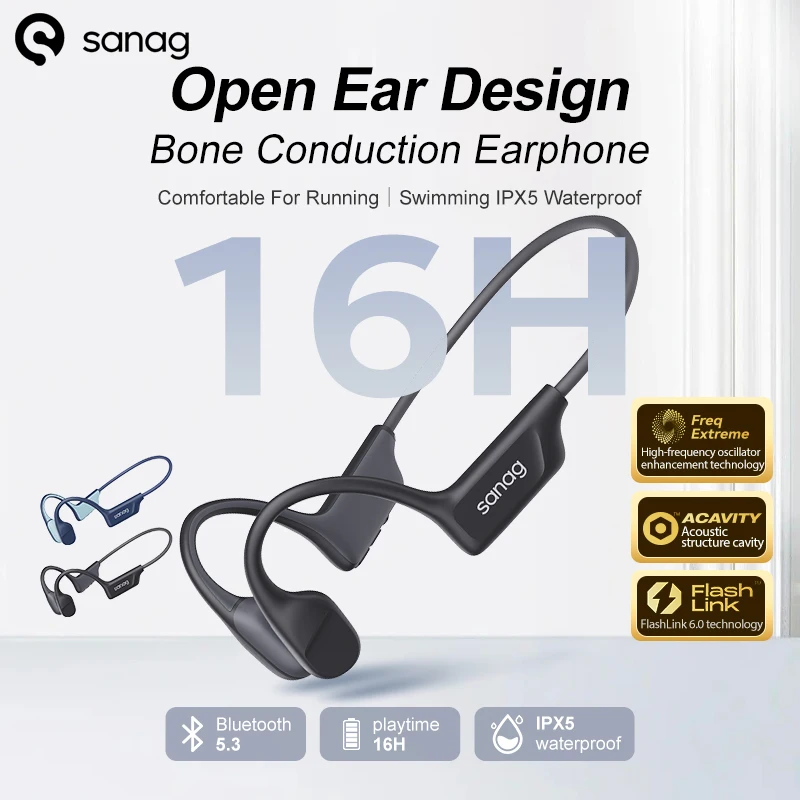 SANAG B22S BONE Vedenie slúchadiel