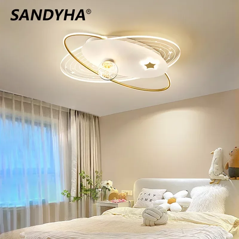 Sandyha Nordic Led Stropné svetlá pre spálňu Domáce dekor jedále