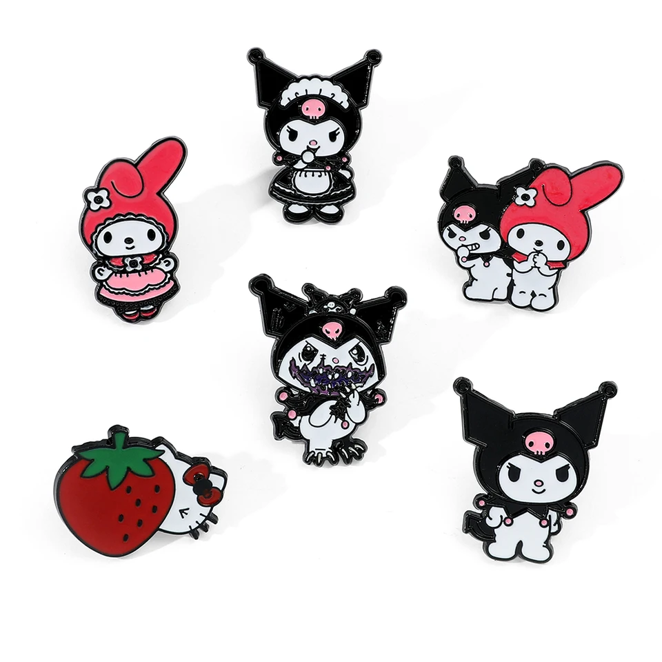 Sanrio 6 PCS Cartoon Melody Broš
