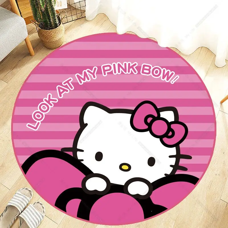 Sanrio Animácia Hello Kitty Domov Kreatívny koberec roztomilý karikatúra Obývacia izba Kuchy