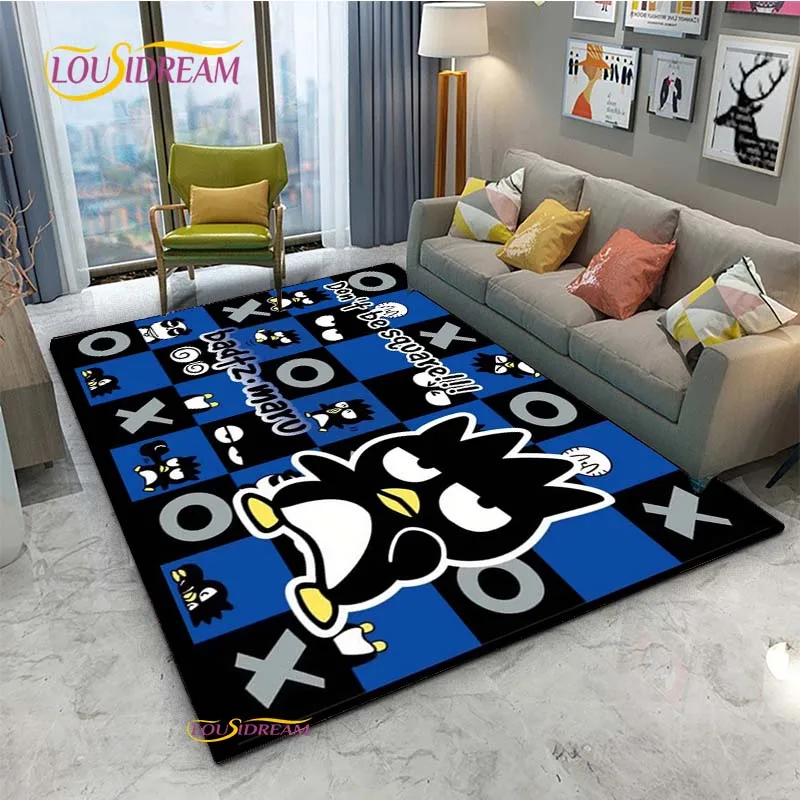 Sanrio Bad Badtz-Maru Cartoon anime roztomilý koberec pre obývaciu izbu Koberca Kedle Kitchen Kuchy