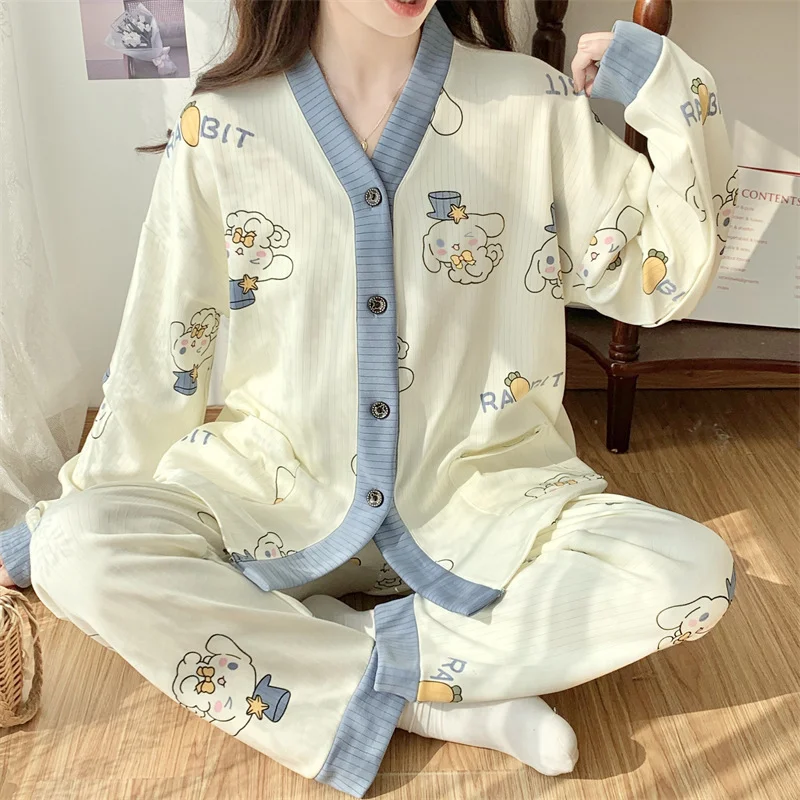 Sanrio Cartoon Animation Star Dailu Materské pyžamy Ženy, nové zadržiavanie oblečenia Mardigan Dojčenie veľkej veľkosti Loungewear