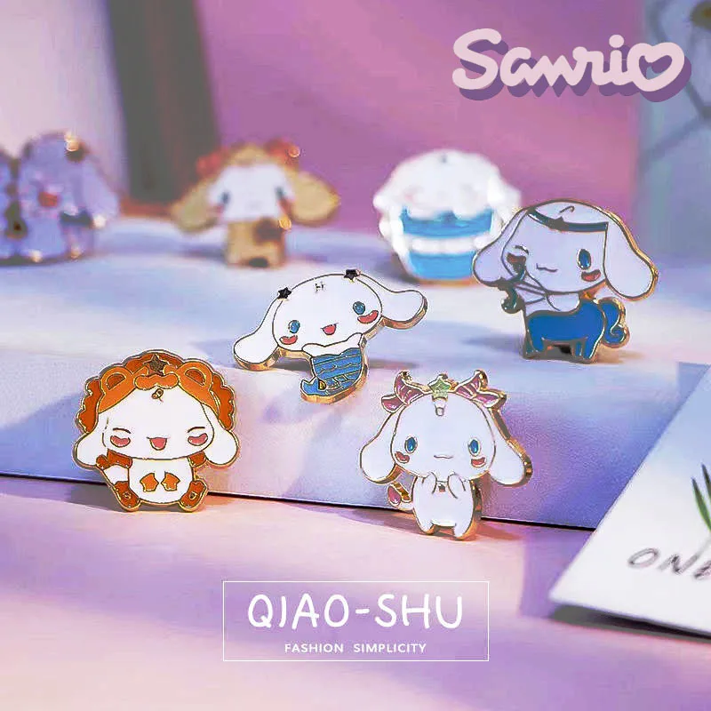 Sanrio cinnamoroll brošňa dvanásť konštelácií Hello Kitty Enamel Pins Cute Broš