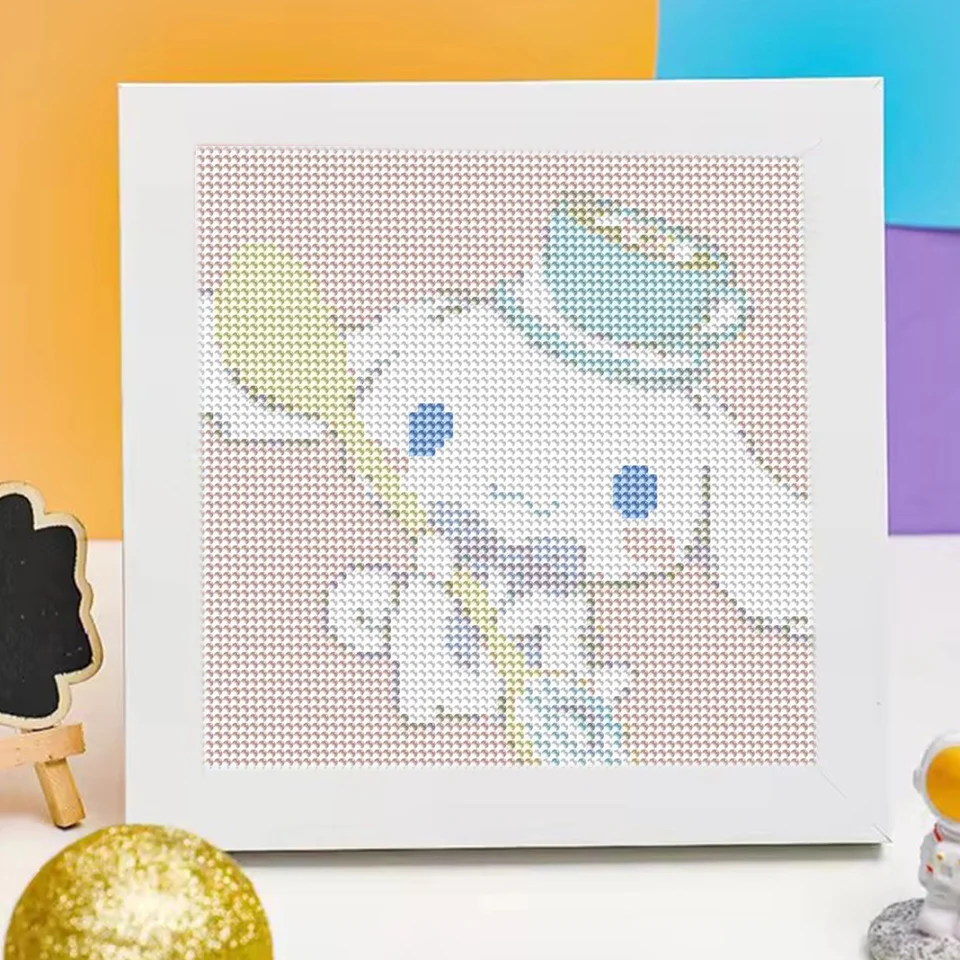 Sanrio Diamond Painting Cinnamoroll Mosaic Full Round 5D vyšívacie súprav