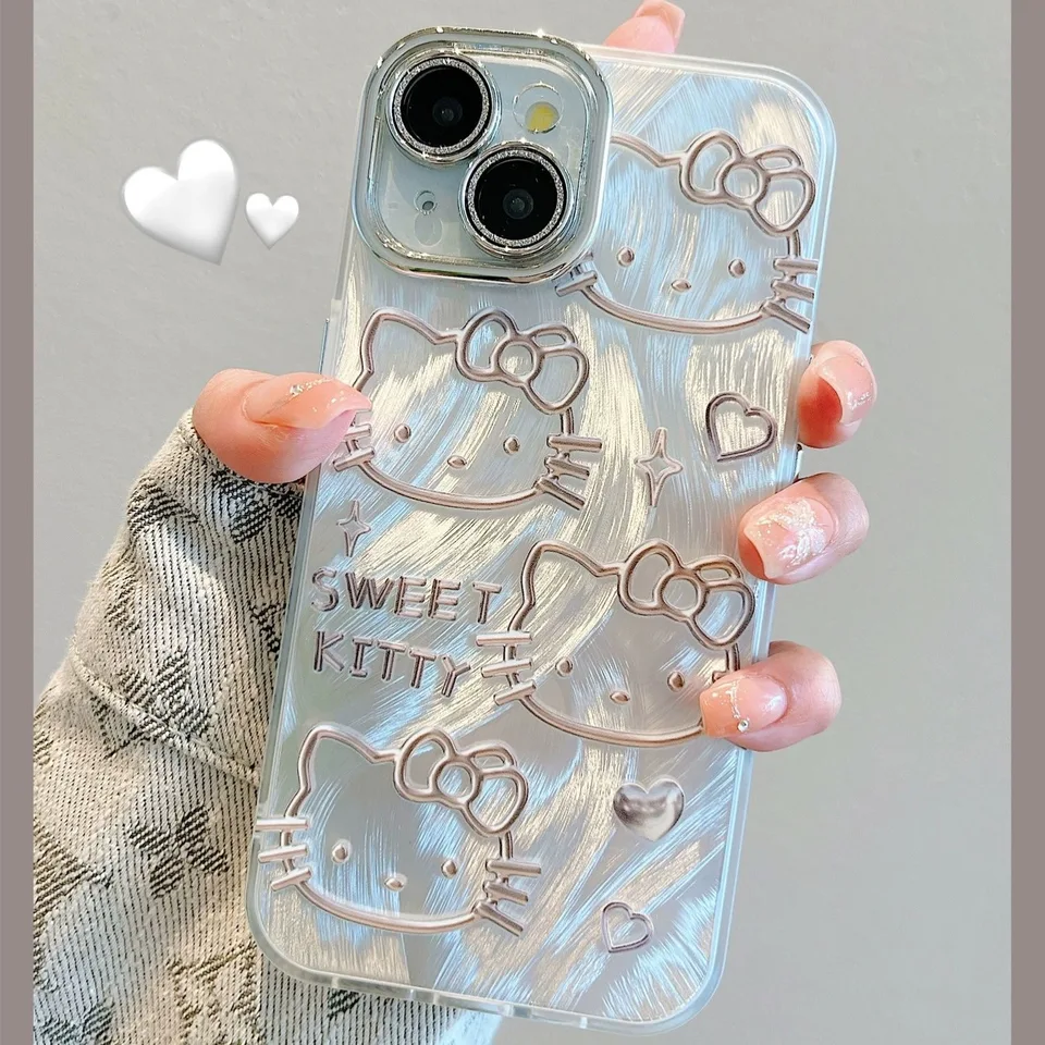 Sanrio Hello Kitty Full Screen KT Shining Pase pre iPhone