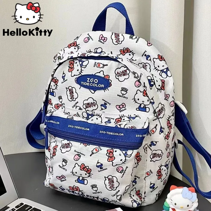 Sanrio Hello Kitty Pochacco Nová karikatúra Schoolbag Dámsky letný výlet ľahký batoh módny trend cestovné študenti taška